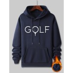 GOLF Print Hoodie, Cool Sweatshirt For Men, Men's Casual Hooded Pullover Streetwear Clothing For Spring Fall Winter, As Gifts