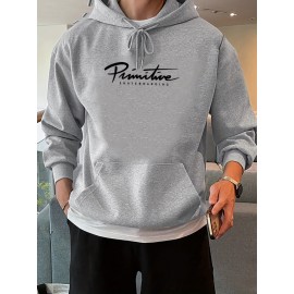 SKATEBOARDING Print Men's Pullover Hoodie - Long Sleeve Hooded Sweatshirt for Autumn/Winter