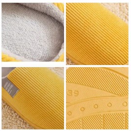 Men's Fuzzy Hollow Out Slippers, Comfy Non Slip Casual Durable Thermal Slides, Men's Indoor Footwear