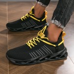 Breathable Unisex Sneakers with Shock-Absorbing Soles - Non-Slip, Lightweight Shoes for Running, Tennis, and Casual Wear