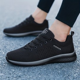 Men's Lace-up Sneakers - Athletic Shoes - Wear-resistant And Breathable - Running Basketball