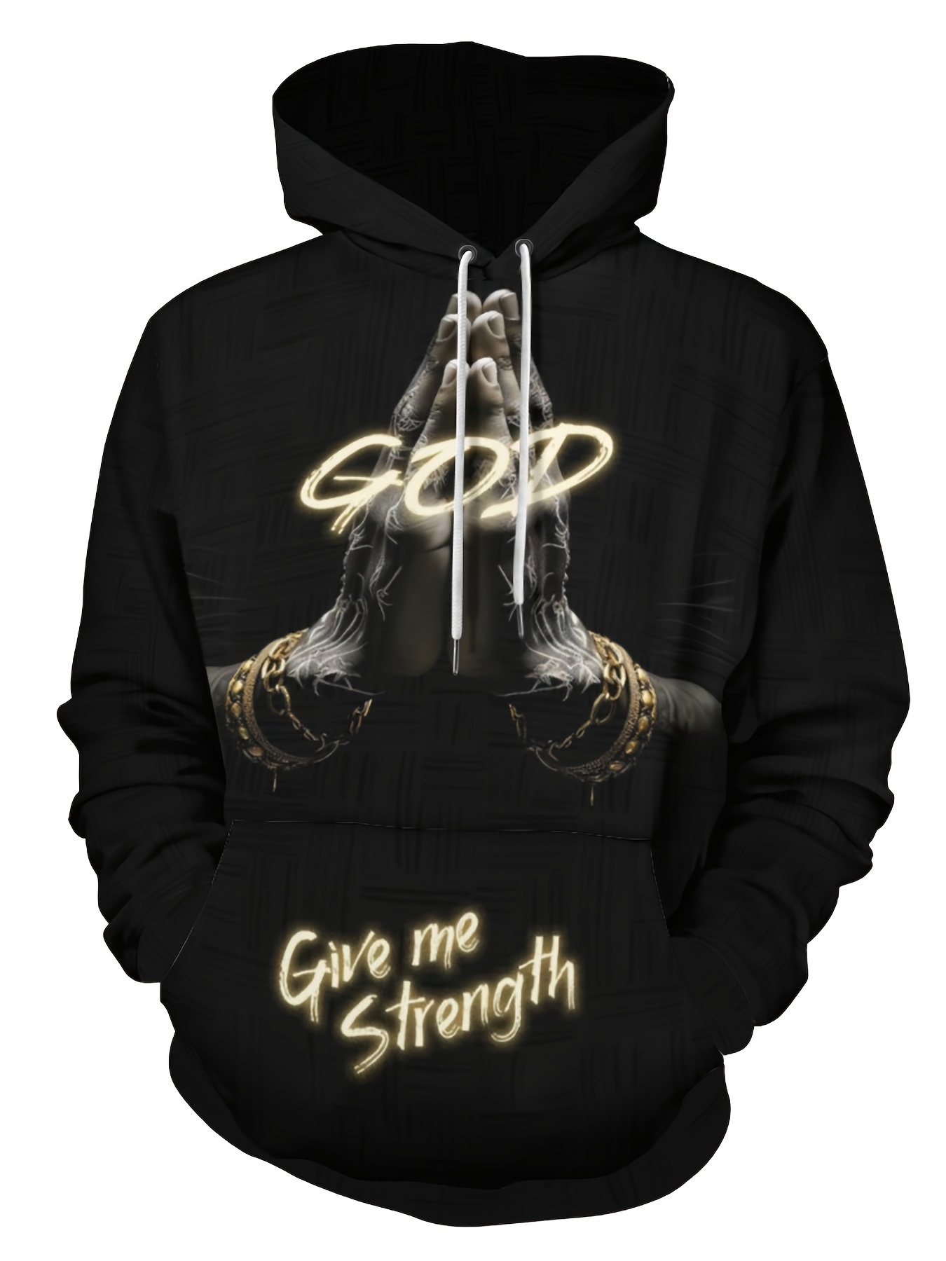 god print hoodie cool hoodies for men mens casual graphic design pullover hooded sweatshirt with kangaroo pocket streetwear for winter fall as gifts details 1