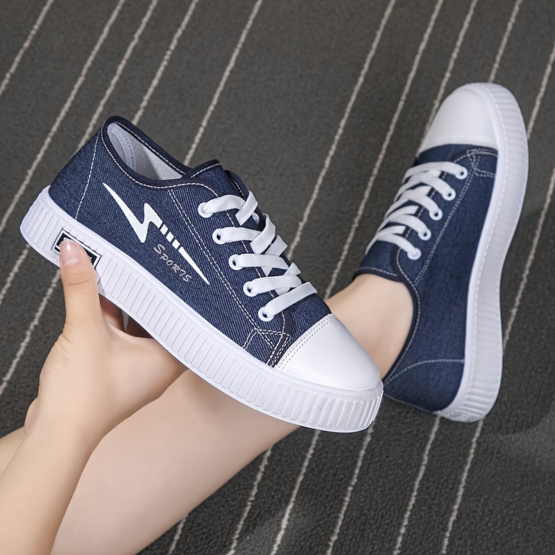 solid color casual shoes women s lace soft sole lightweight details 3