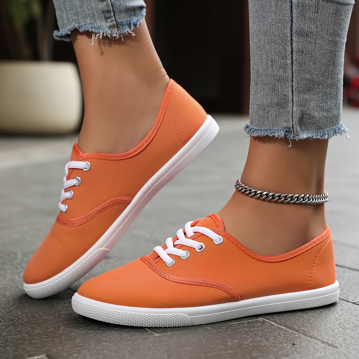 women s minimalist shoes lace lightweight casual shoes low details 2