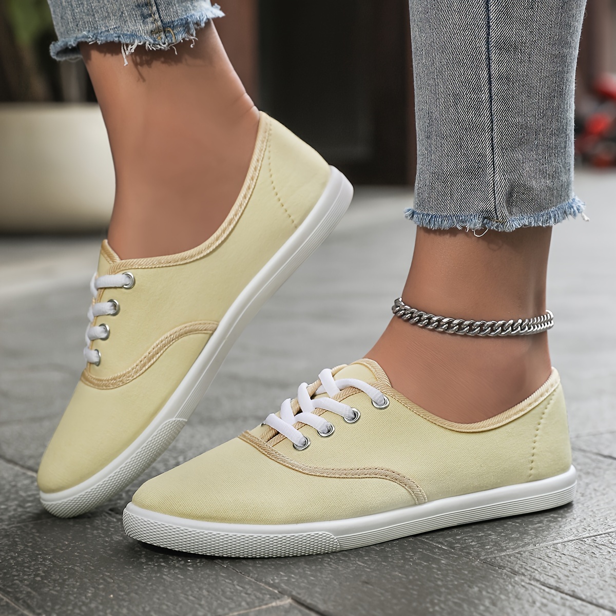 women s minimalist shoes lace lightweight casual shoes low details 8