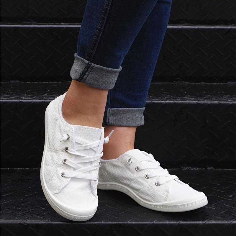 embossed flat sneakers women s snakeskin casual lace details 1